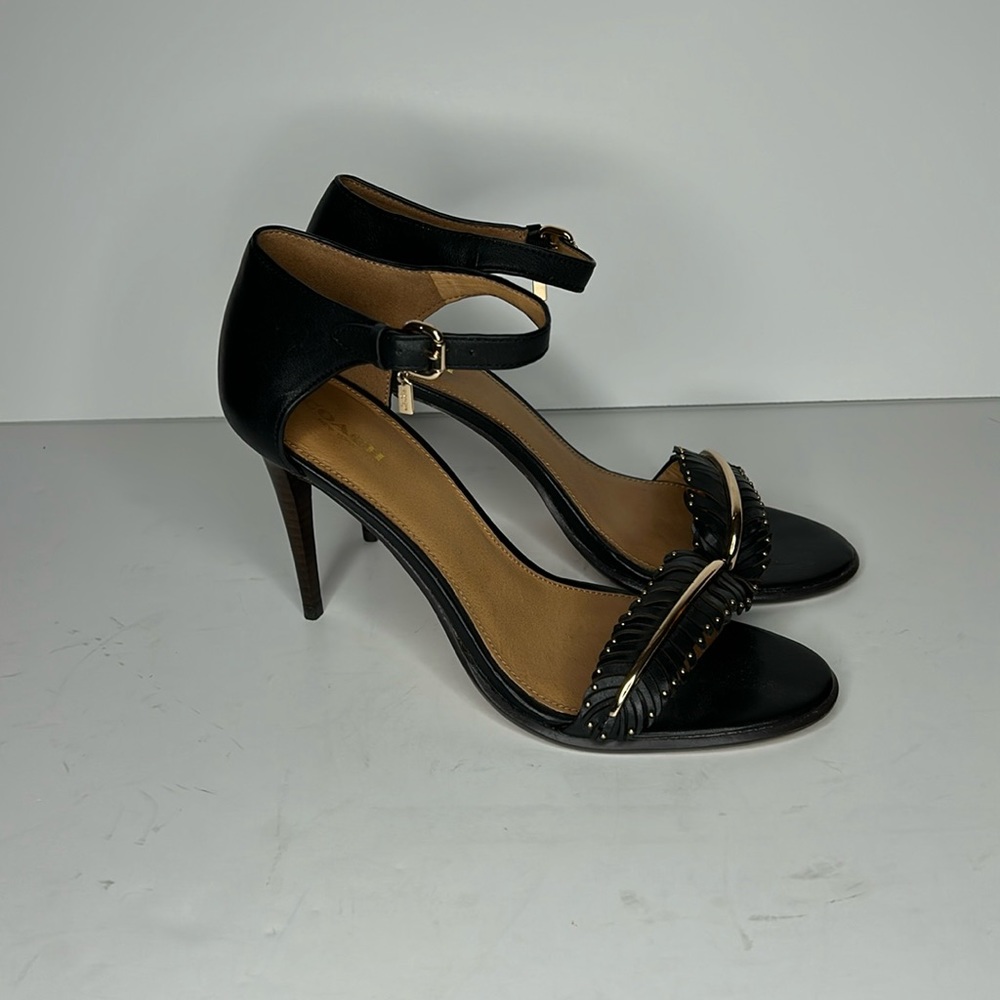 Coach Isabella Mill Feather Heels